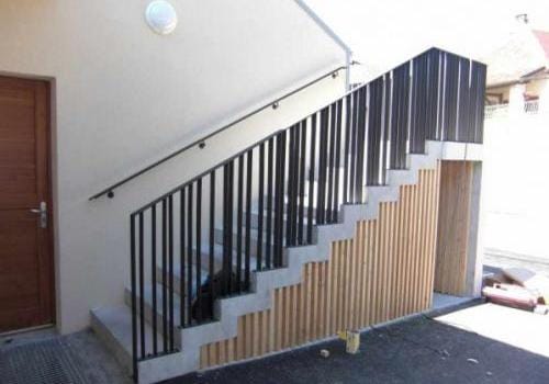 Rampe d'escalier garde corps moderne