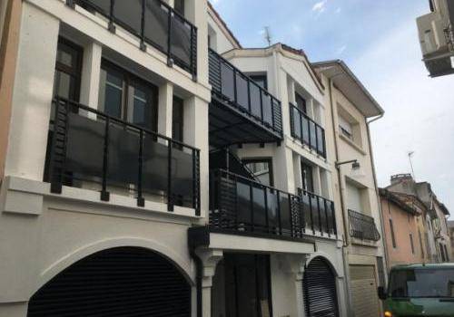 garde corp facade d'immeuble