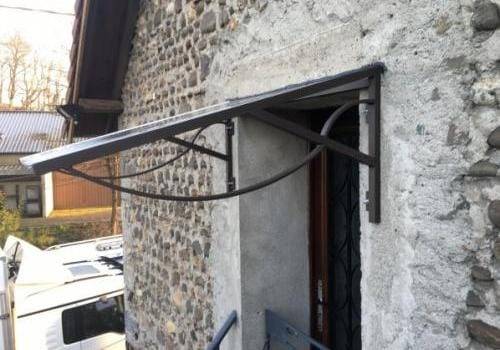 auven, porte d'entrée posé finie