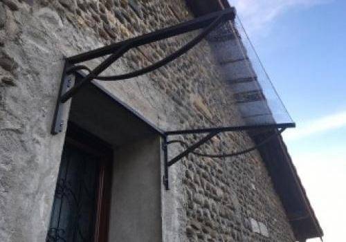 auven, porte d'entrée posé finie