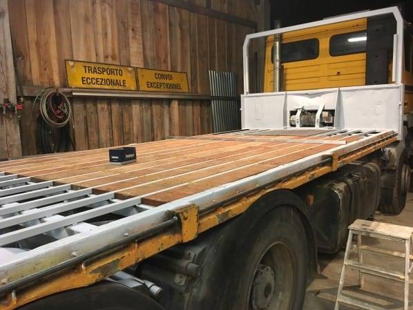 reparation plancher camion